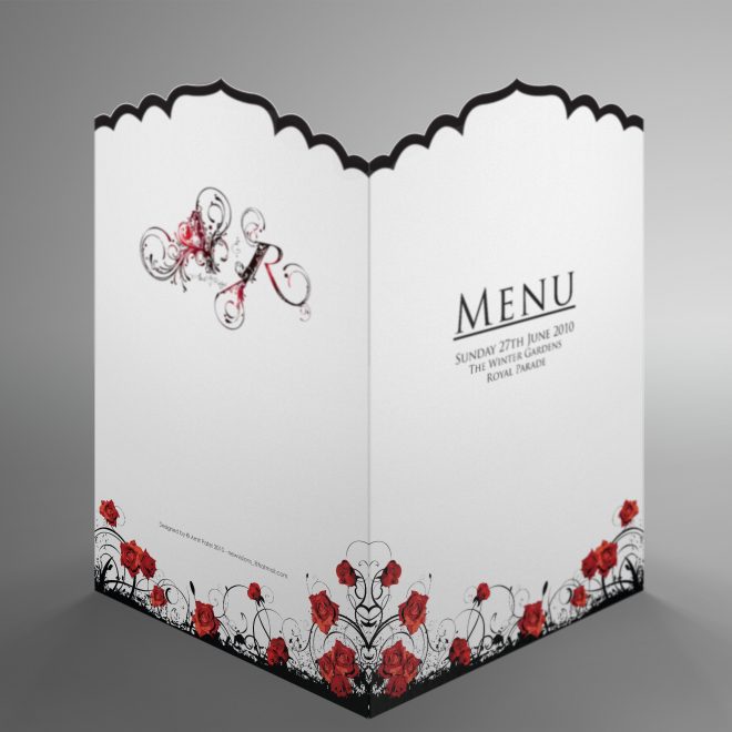 wedding-menu